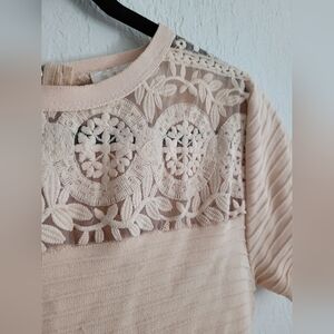Ivory cream lace dress | size M